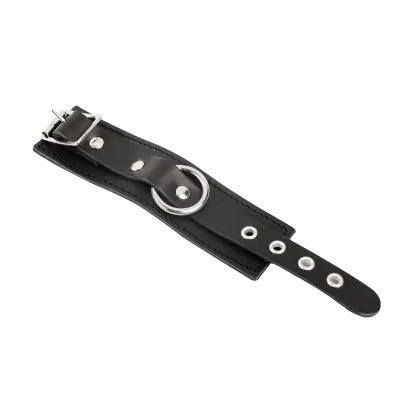 Leather Cock Cuff with Ring – Precision Control in Premium Saddle Leather