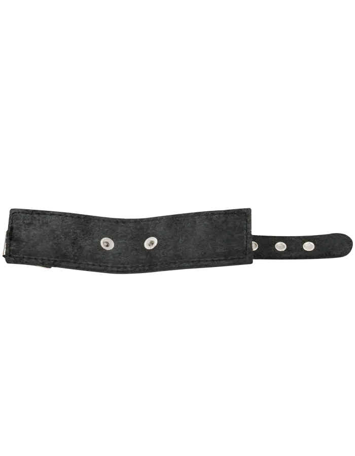 Leather Cock Cuff with Ring – Precision Control in Premium Saddle Leather