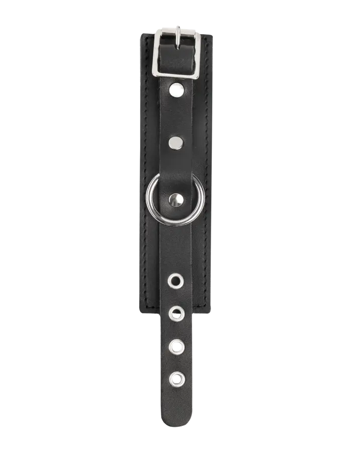 Leather Cock Cuff with Ring – Precision Control in Premium Saddle Leather