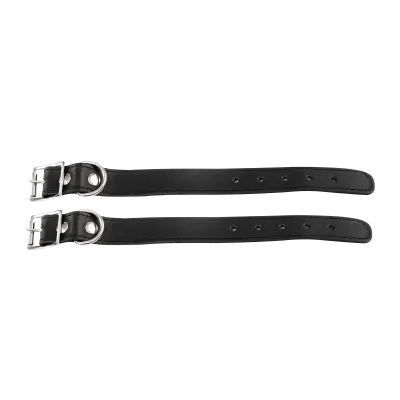 Leather Cuffs with Detachable Chain – Premium BDSM Bondage Cuffs