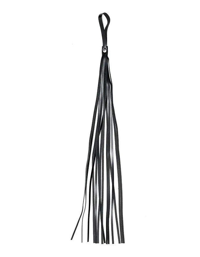 Leather Flogger Whip With 14 Strings