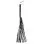 Leather Flogger Whip with 18 Strings and Thick Handle