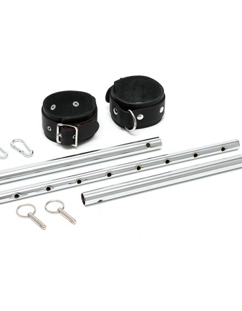 Leather Foot Cuffs With Detachable Spread Bar