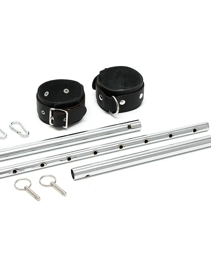 Leather Foot Cuffs With Detachable Spread Bar