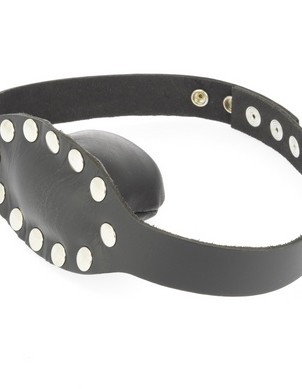 Leather Gag with Soft Lined Mouthpiece