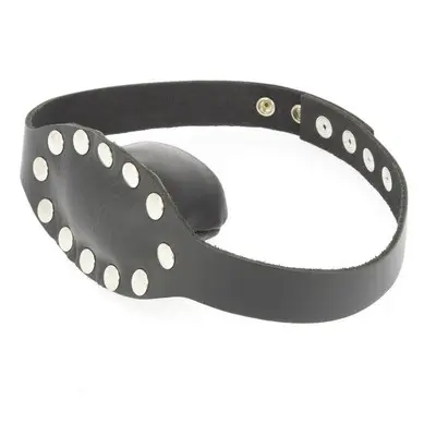 Leather Gag with Soft Lined Mouthpiece
