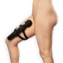 Leather Leg Harness for Wand Vibrator
