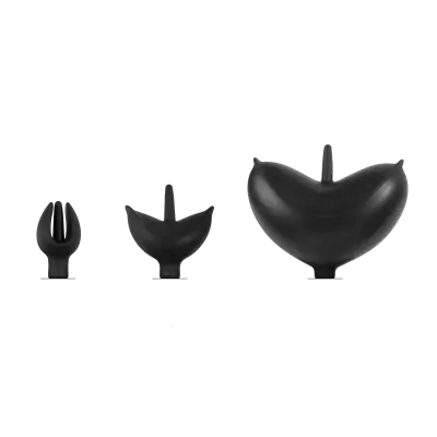Leather Male Chastity Briefs with Inflatable Anal Plug