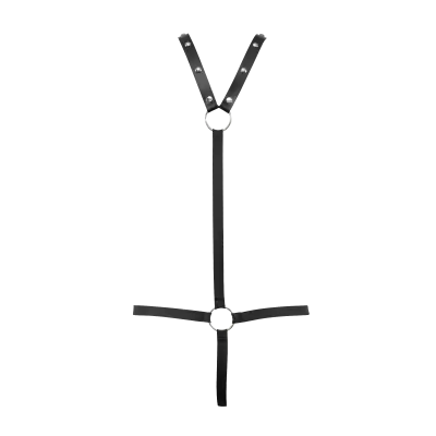 Leather Male G-String Body Harness