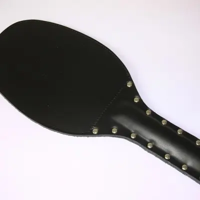 Leather Paddle Bondage Whip With Rivets