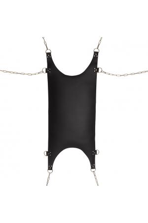 Leather Scoop Hammock with D Rings