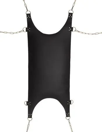 Leather Scoop Hammock with D Rings