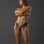 Luxury Leather Strap-On Harness with Padded Waist Belt and Open Back