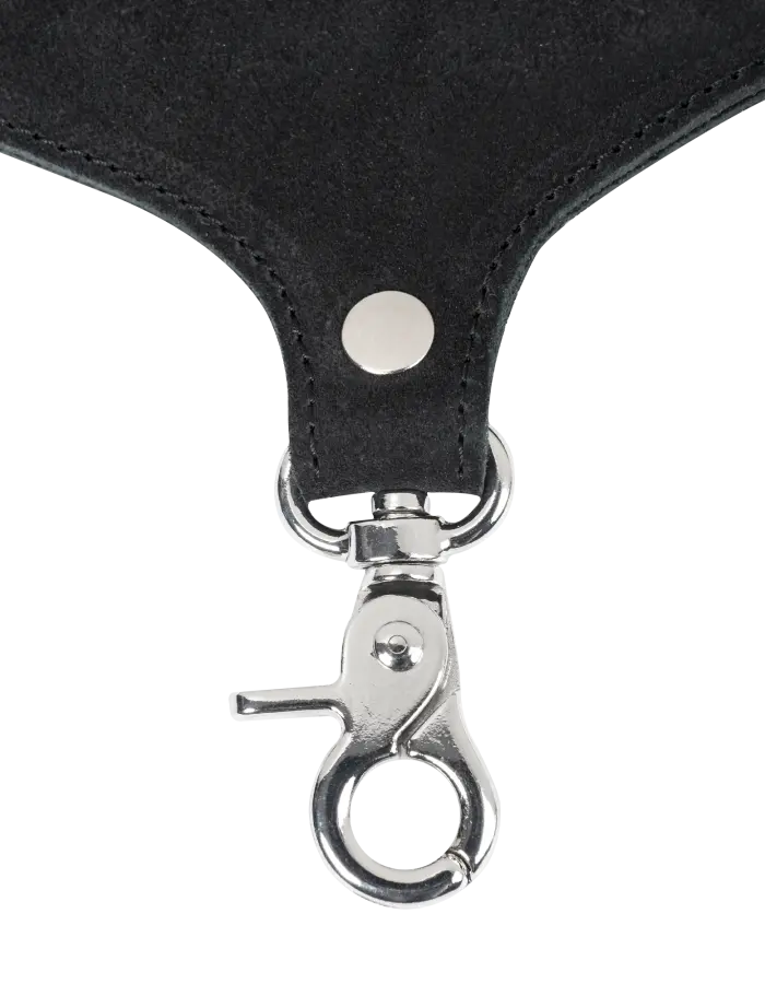 Leather Suede Collar with Detachable Flogger