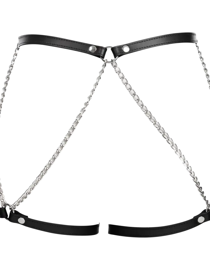 Leather and Chain Butt Harness