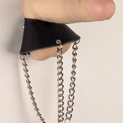 Leather and Chains Ball Stretcher/Parachute