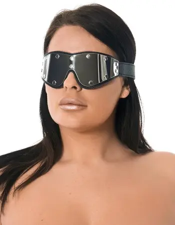 Leather and Metal Eye Mask