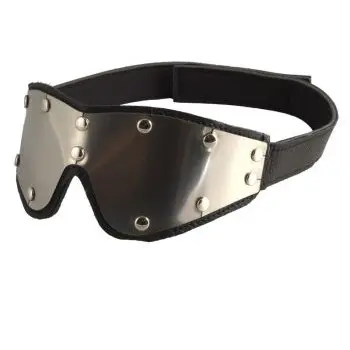 Leather and Metal Eye Mask