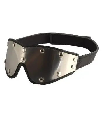 Leather and Metal Eye Mask