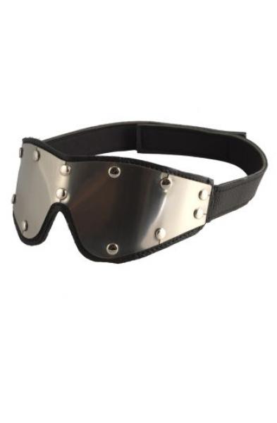 Leather and Metal Eye Mask