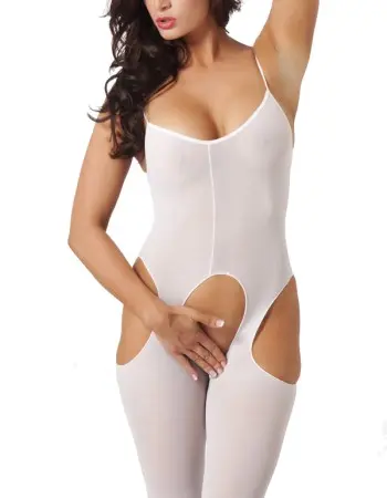 Nobody's Angel - Crotchless Backless Catsuit