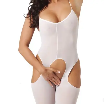 Nobody's Angel - Crotchless Backless Catsuit