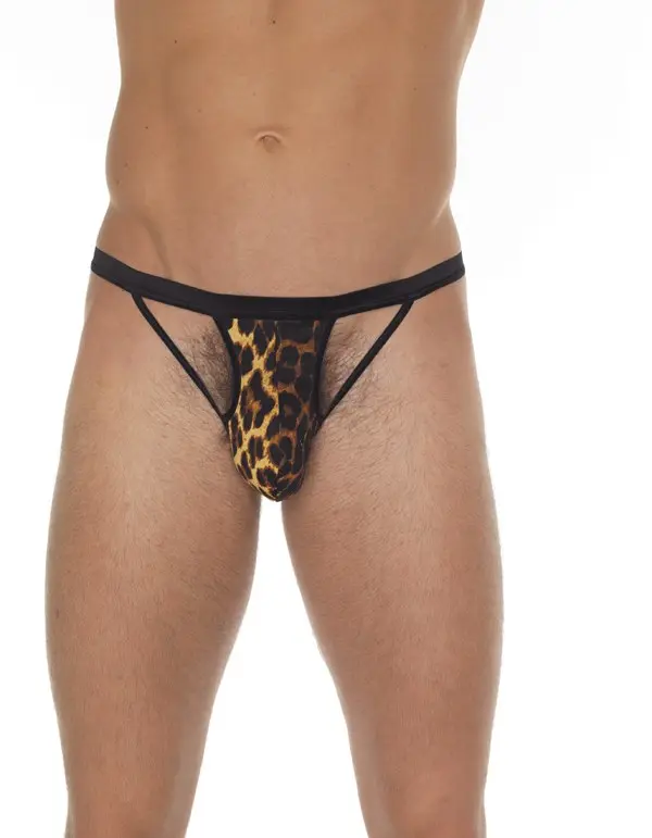 Leopard Narrow Pouch G-String