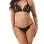 Let's Make Love - Black Lace Open Nipple G-String Bikini Set