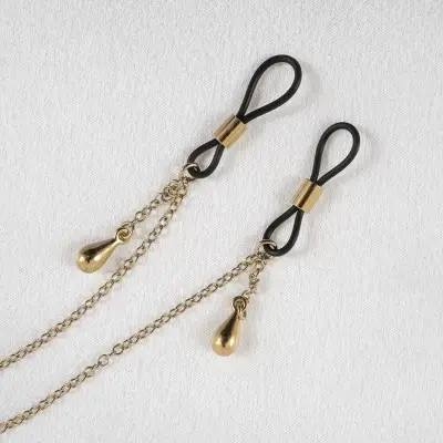 Little Mermaid - Gold Nymph Necklace with Nipple Rings