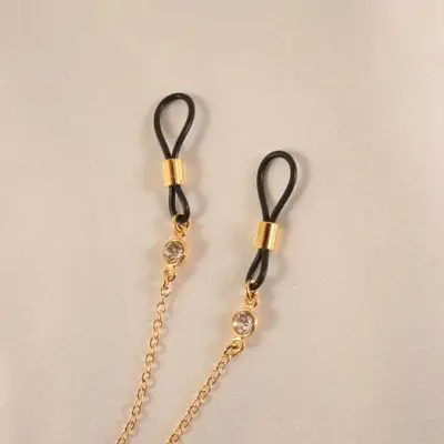 Liu Song - Gold Moon Nipple Jewelry & Breast Chain