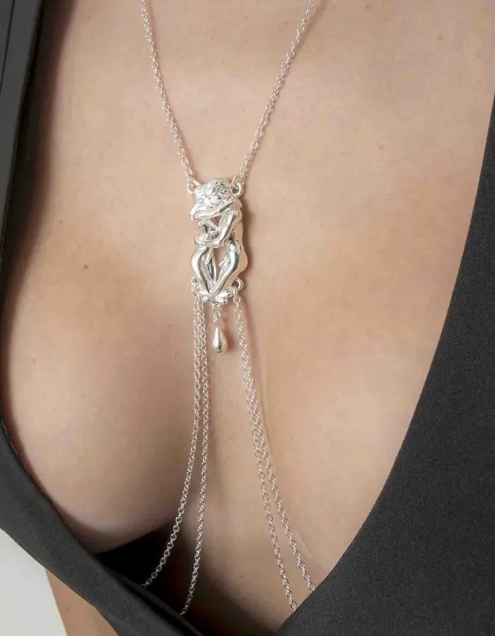 Look What You Made Me Do - Lovers Necklace with Nipple Rings