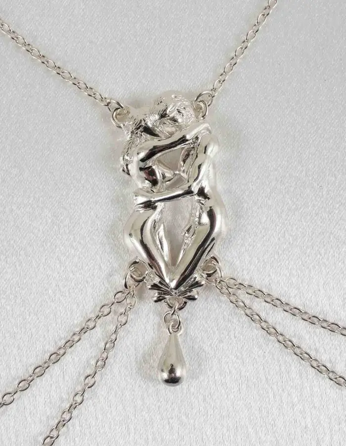 Look What You Made Me Do - Lovers Necklace with Nipple Rings