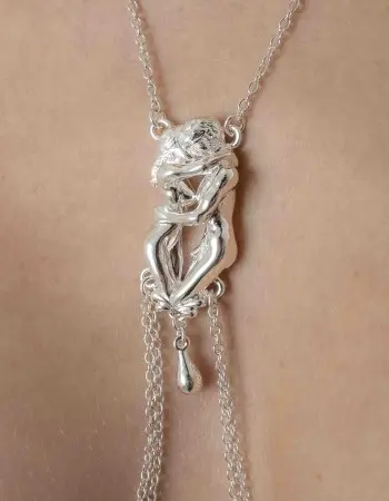 Look What You Made Me Do - Lovers Necklace with Nipple Rings