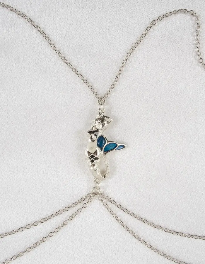 Lorelei - Silver Siren Song Necklace and Nipple Jewelry