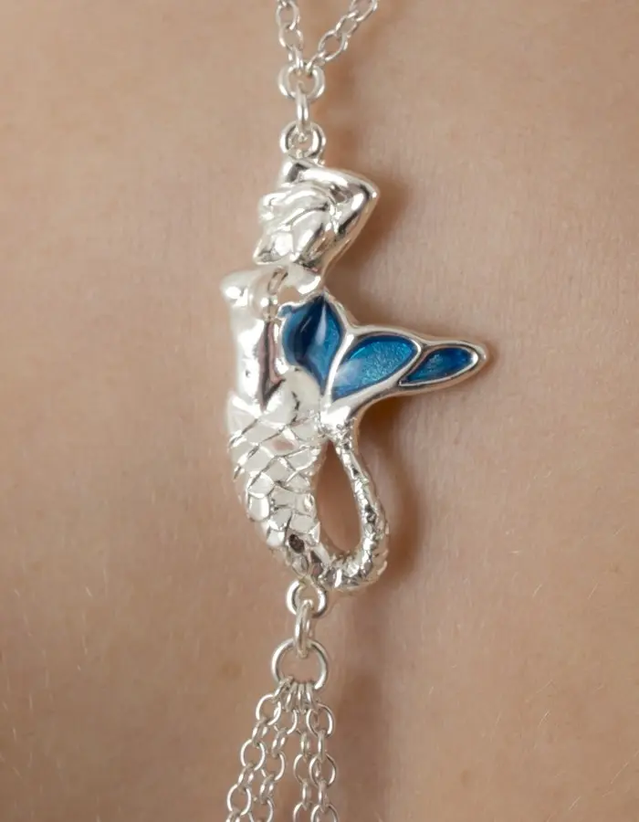 Lorelei - Silver Siren Song Necklace and Nipple Jewelry