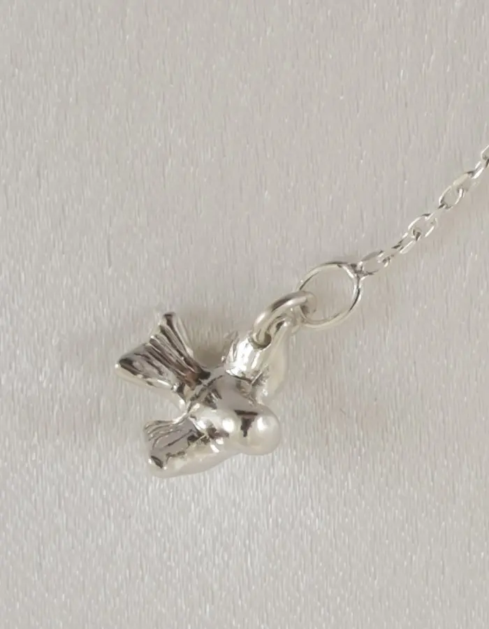Love the Way You Lie - Silver Wrist or Ankle Chain with Bird Pendant