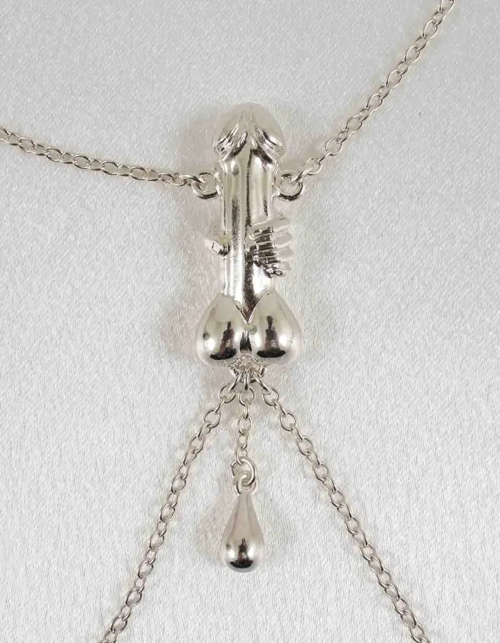 Lover - Penis Necklace with Nipple Rings