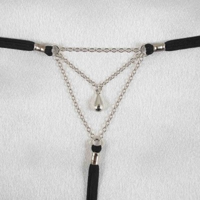 Amoureux - Bijoux Vagin en Argent avec Breloque Amoureux Nus