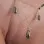 ME! - Women's G-String in Gold with Hematite Pearls