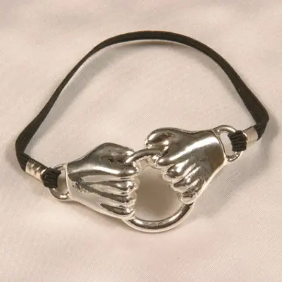 MLK - Helping Hands Penis Band in Silver