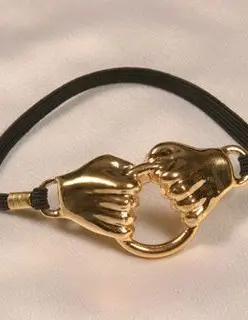Mandela - Helping Hands Penis Band in Gold