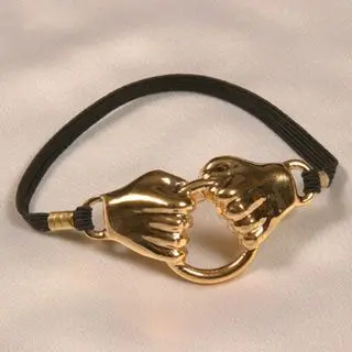 Mandela - Helping Hands Penis Band in Gold