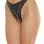 Margo Lee - Leather Open Crotch Bikini Panty with Rivets