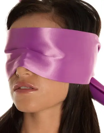 Mauve Satiny Blindfold