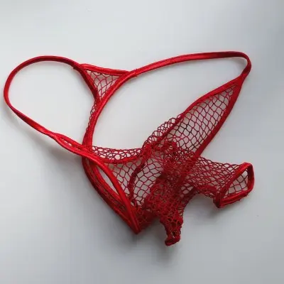 Megadeath - Fishnet G-string with Penis Sheath and Ball Bag