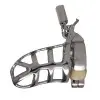 Men's Chastity Penis Cage With Metal Padlock