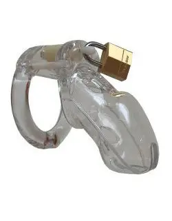 Men's Complete Package Plastic Chastity Cage