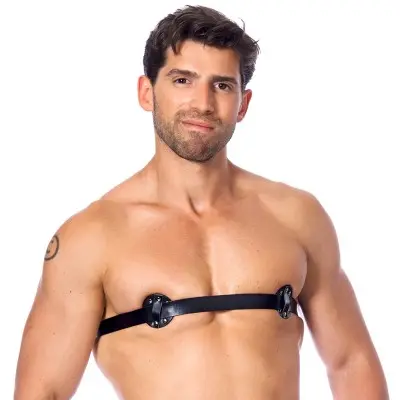 Men's Nipple Harness With Spikes Inside