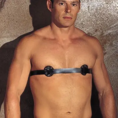 Men's Nipple Harness With Spikes Inside