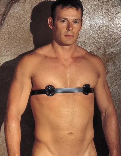 Men's Nipple Harness With Spikes Inside